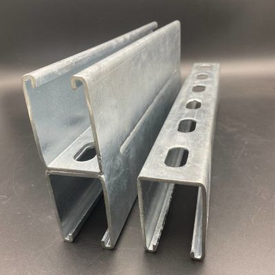 Gold Zinc Plated Slotted Plain 41x82 41x124 Unistrut Channel
