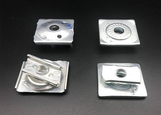 Metal Electrical Flat Square Combo Spring Nut with Washer