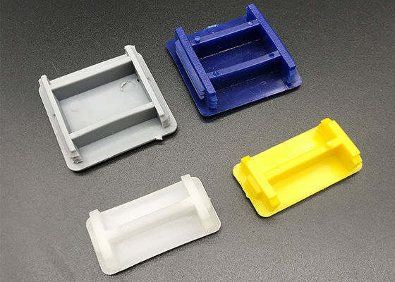 Colorful 41x41mm 41x21mm Channel Plastic End Caps