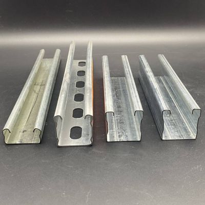 Heavy Duty Galvanized Steel p2000 41x41 6m Strut Channel with Stiffener