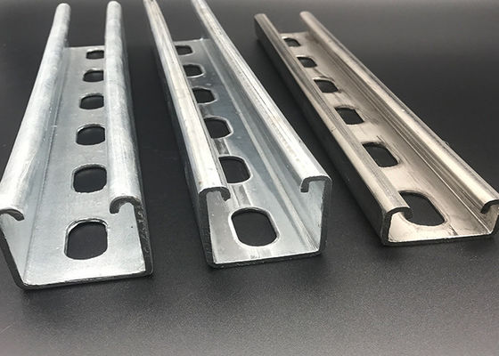 Hot Dip Galvanized Slotted Solid Cold Formed Unistrut Channel