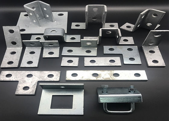 Metal Steel Slotted Custom Shape Unistrut Fittings