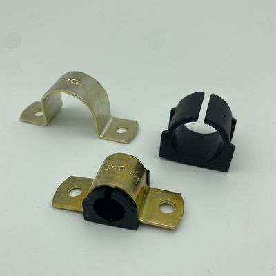 Manufacturer Two Hole Galvanized Steel 1/2'' Omega Rubber Cushion Clamps