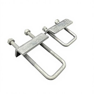 Heavy Duty Zinc Plated U Shape Beam Clamp with Plate