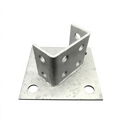 Carbon Steel Powder Coated Unistrut Post Base Brackets
