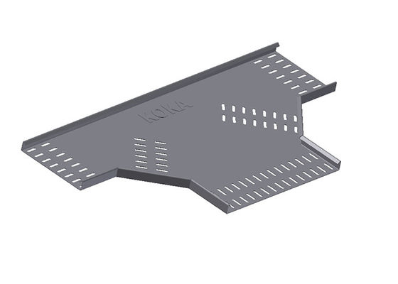 TEE HDG Perforated Cable Tray Powder Coated Pre Galvanized 6000mm