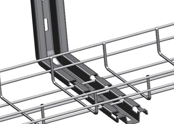 Hot Dipped Galvanized PG Wire Mesh Cable Tray Basket Q235B Steel