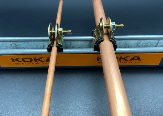 Q235 SS TPE Cushion Pipe Clamps Galvanized For HVAC